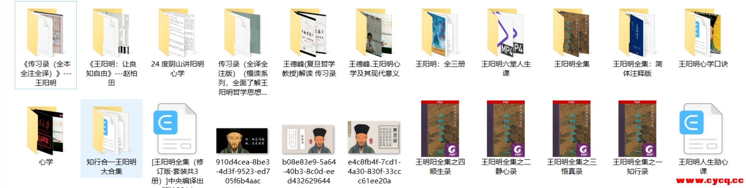 心学圣人王阳明 资料大合集 想都是问题 做才是答案